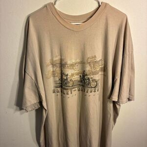 All-sport Men's Tan and Cream T-shirt